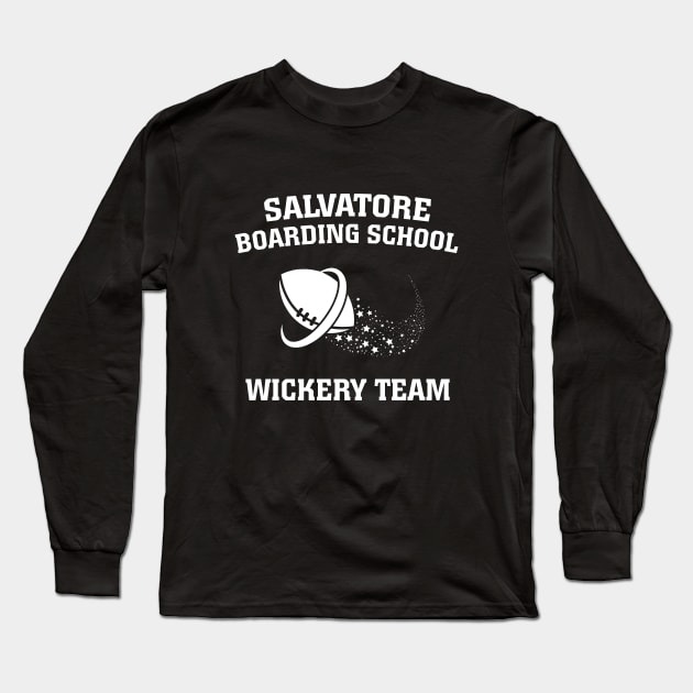 Legacies - Salvatore Boarding School Wickery Team Long Sleeve T-Shirt by BadCatDesigns